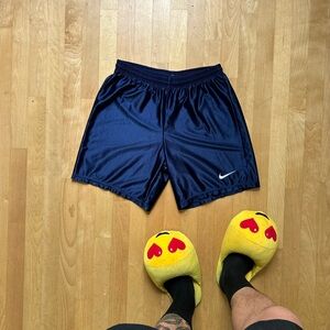 Vintage Nike Short DarkBlue Small Logo 90s Y2K Made in Usa